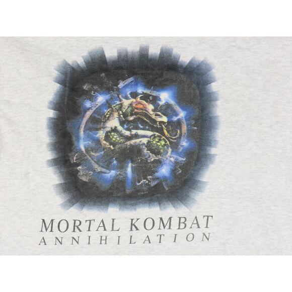 90s Vintage Mortal Kombat Annihilation Stoney VFX Crew Movie Promo Sweatshirt XL - Picture 7 of 7